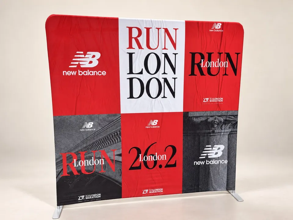 New Balance printed retail campaign graphics