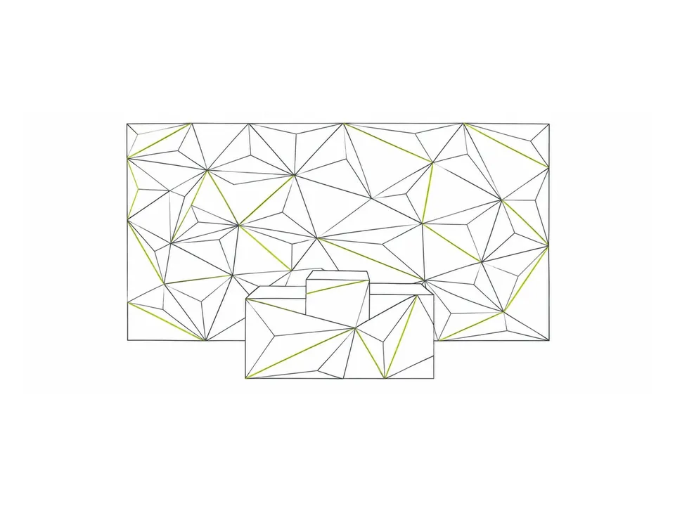 Geometric display structures — illustrative format view