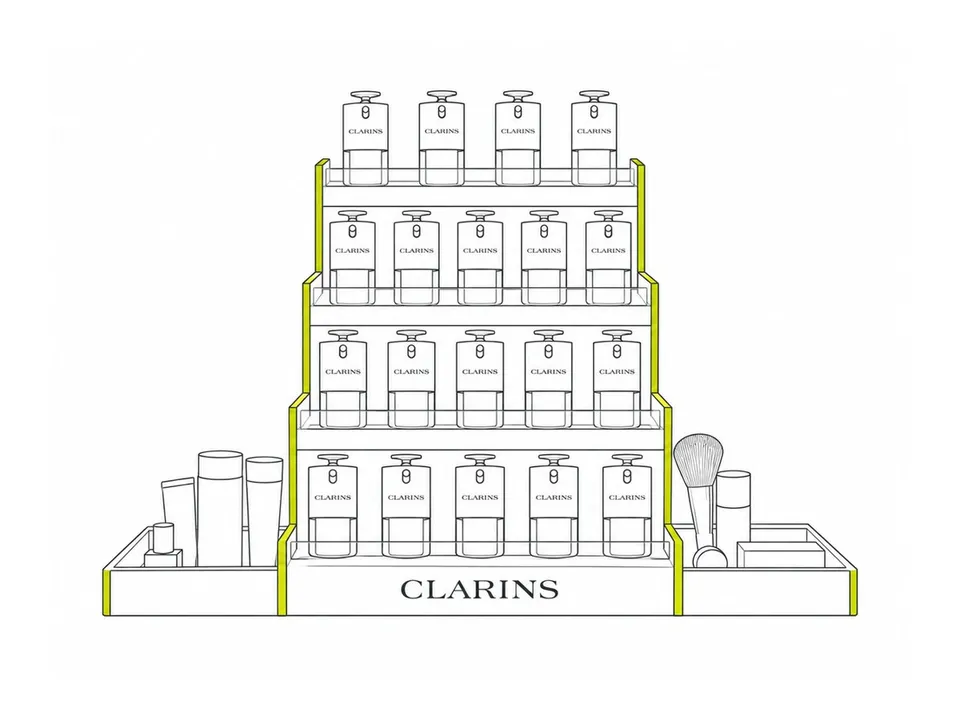 Clarins — illustrative concept view
