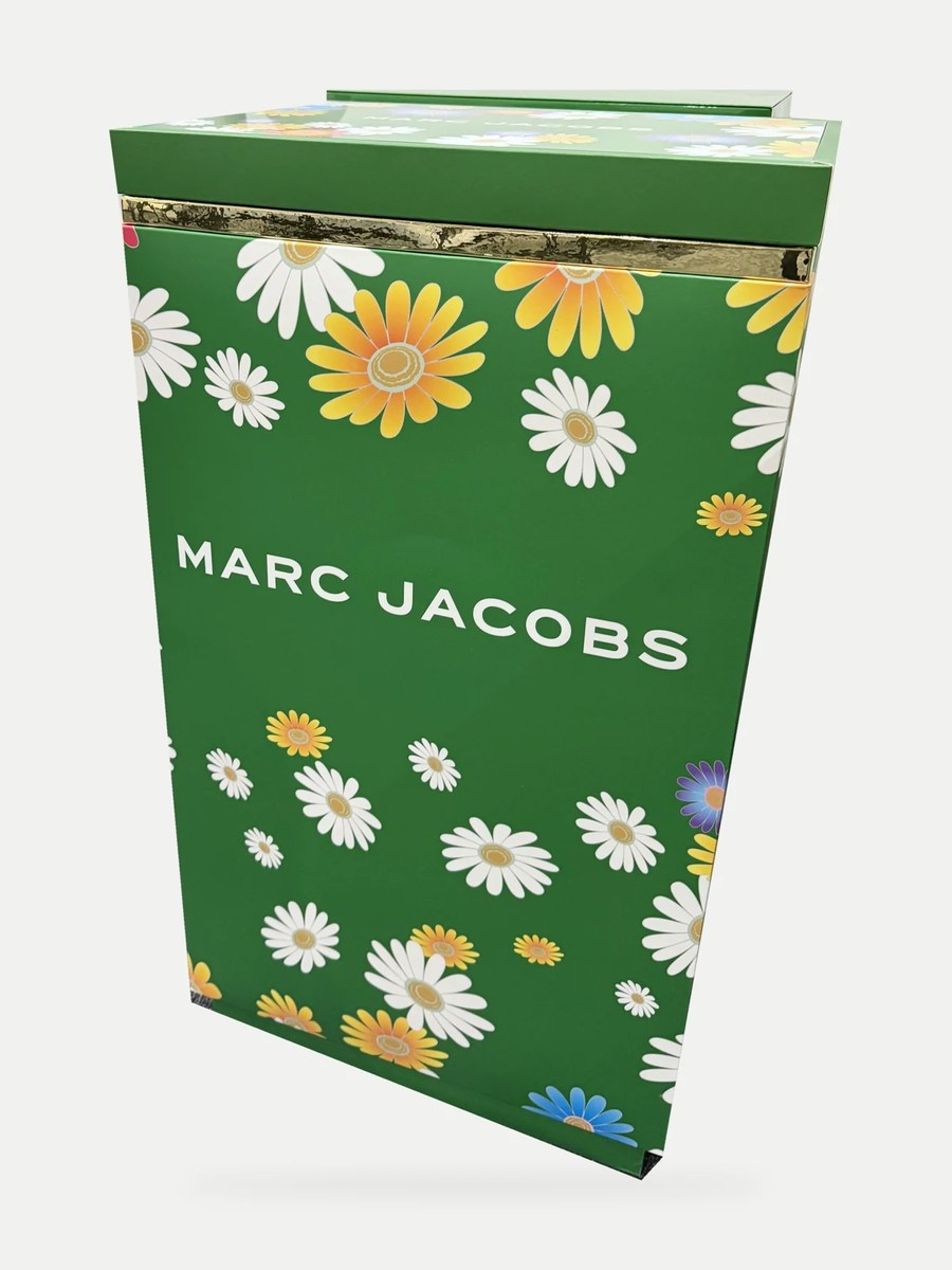 Marc Jacobs floral freestanding retail display