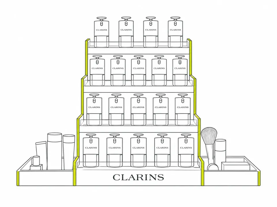 Clarins — illustrative concept view
