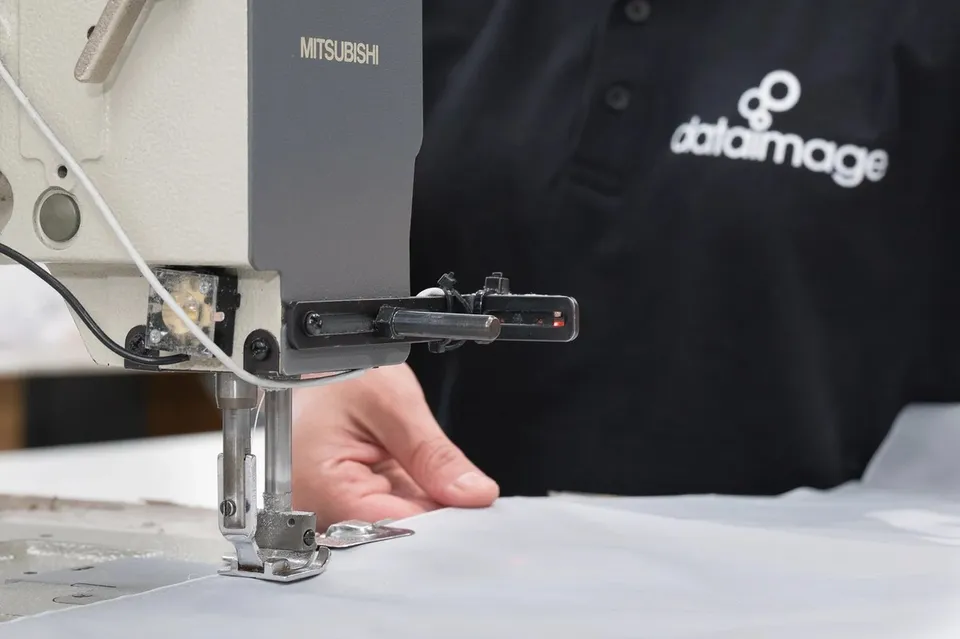 Detailed sewing and fabric finishing by the Data Image team