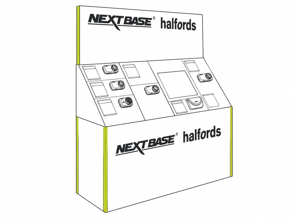 Nextbase / Halfords — illustrative concept view