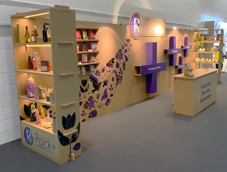 Bespoke exhibition stands which have been created specifically for an event.