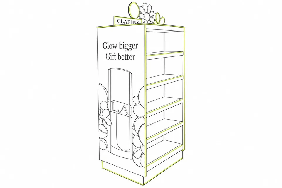 Clarins — illustrative concept view